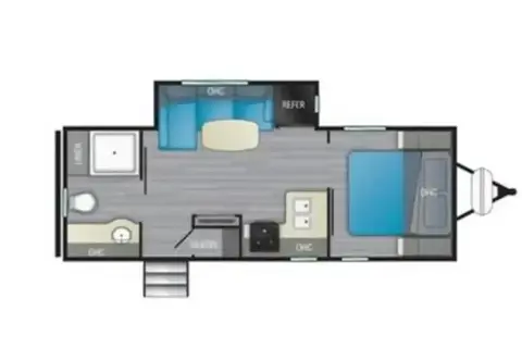 Ignition Rental's 2023 Heartland North Trail Ultra-Lite 22CRB | Travel Trailer