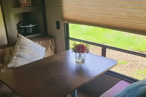 Tahi Healing - Forest River Cherokee Grey Wolf Travel Trailer