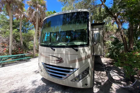Luxury RV Camping - Thor Hurricane Class A