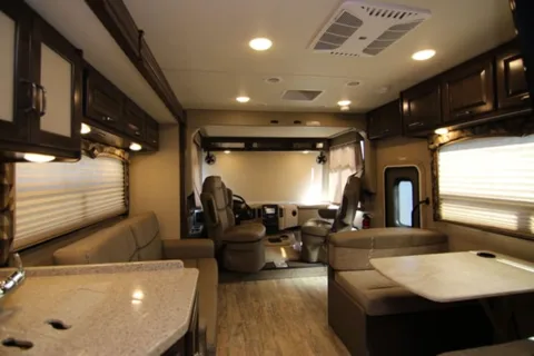 Luxury RV Camping - Thor Hurricane Class A