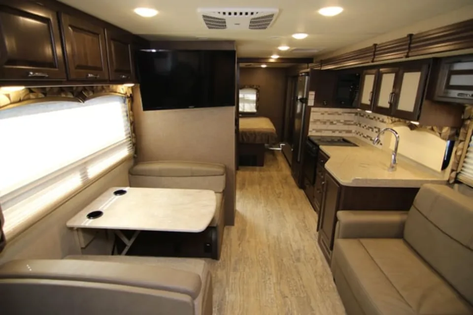 Luxury RV Camping - Thor Hurricane Class A