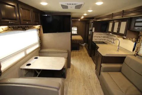 Luxury RV Camping - Thor Hurricane Class A
