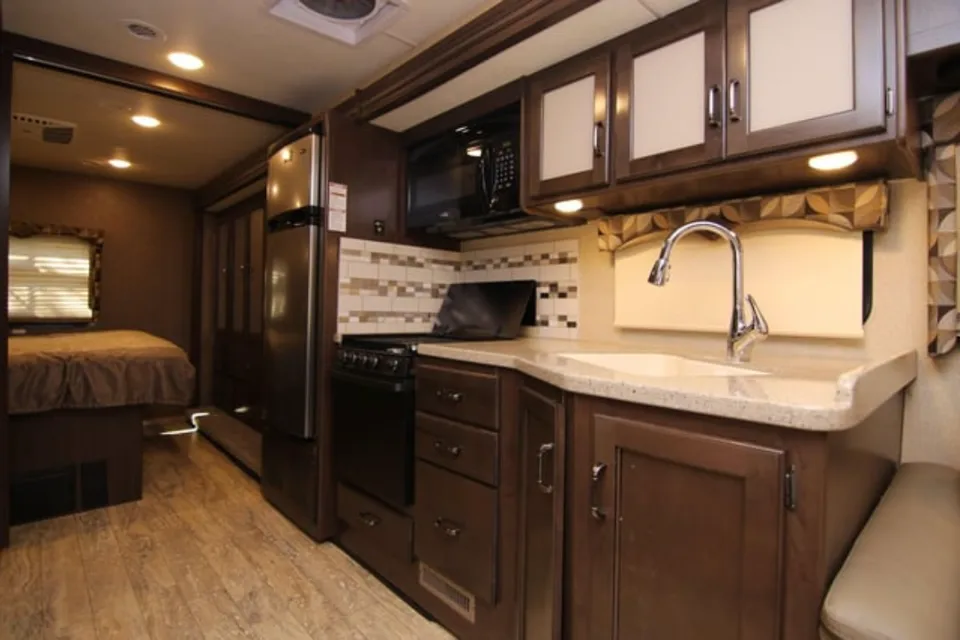 Luxury RV Camping - Thor Hurricane Class A