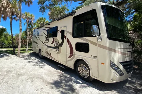 Luxury RV Camping - Thor Hurricane Class A