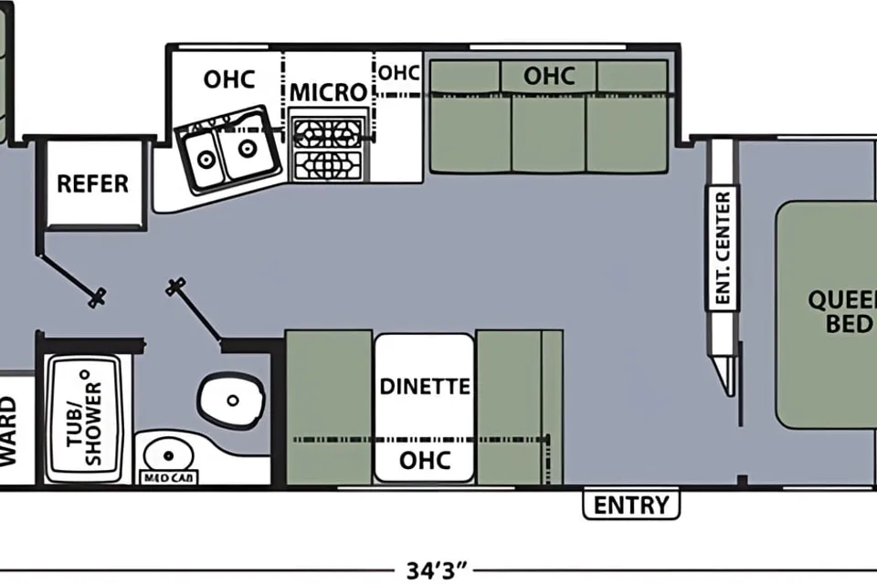 Fully Stocked CLEAN 34' Bunkhouse 2018 Coachmen Apex