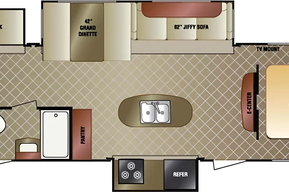 Brittany's Spacious Sport Trek Family Friendly Travel Trailer