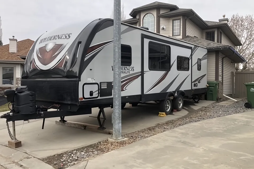 Lisa's and Travis's Heartland Wilderness Travel Trailer