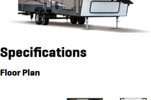 2015 37' Keystone Cougar Fifth Wheel