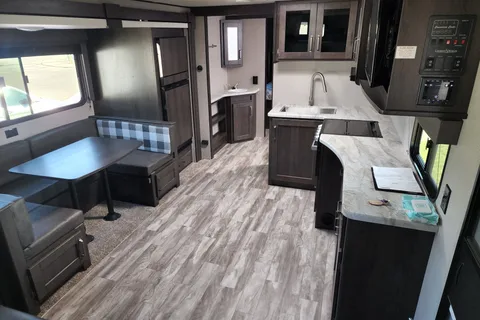 Your perfect getaway in Greg and April's Grand Design Transcend Travel Trailer