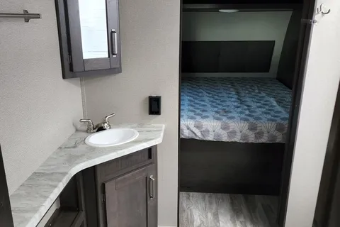 Your perfect getaway in Greg and April's Grand Design Transcend Travel Trailer