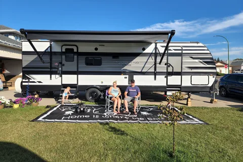 Your perfect getaway in Greg and April's Grand Design Transcend Travel Trailer