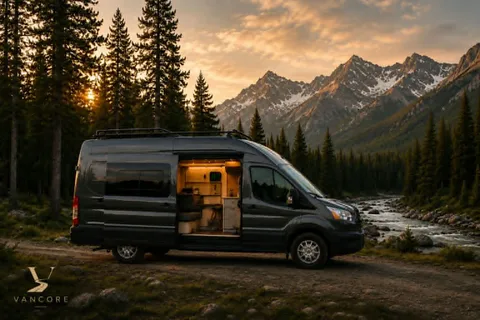 Ford Transit 2024 — Van 100 % autonome, tout équipé et prêt pour l’aventure