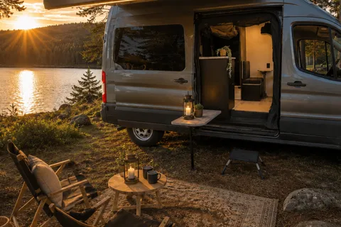 Ford Transit 2024 — Van 100 % autonome, tout équipé et prêt pour l’aventure