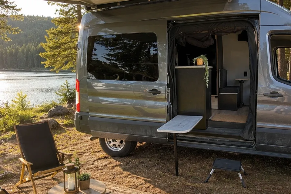 Ford Transit 2024 — Van 100 % autonome, tout équipé et prêt pour l’aventure