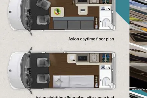 Clean Fully Contained OFF-Grid Capabilities Hymer Carado Axion Class B