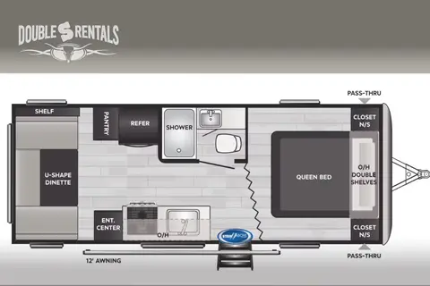 SPRINGDALE Modern & Cozy SUV Towable w/ U-Shaped Dinette