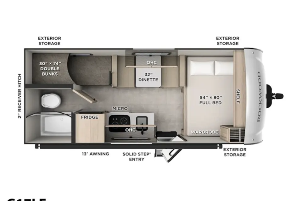 Lightweight & Easy-Tow Family Bunkhouse Sleeps 5-6