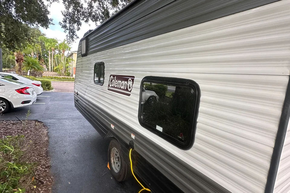 Petey's Coleman lantern 17b Travel Trailer