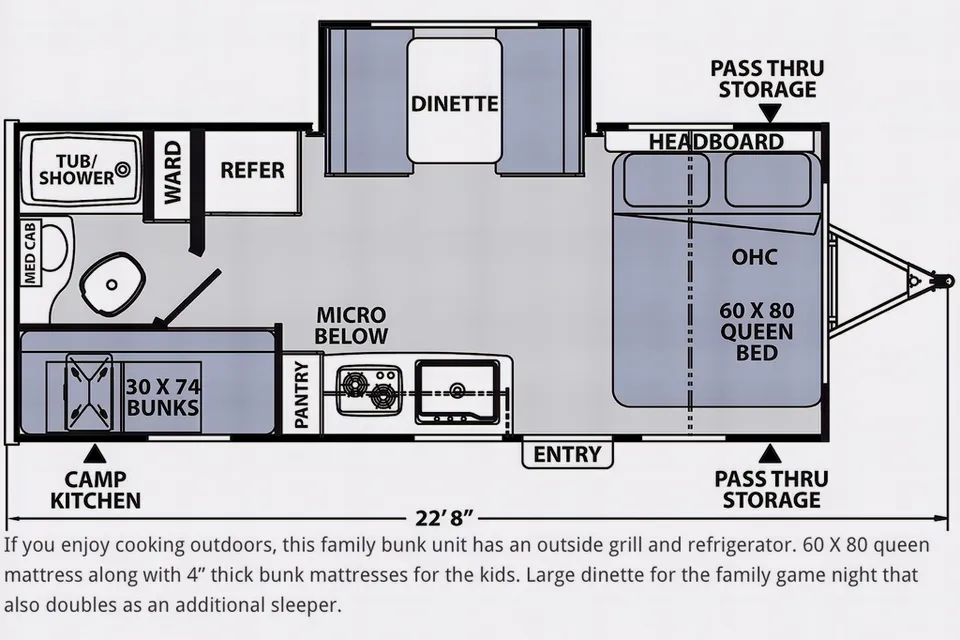 Family Traveler - Coachmen Apex Nano 194 BHS Travel Trailer