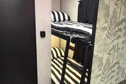Scalla’s 19BH Open range Travel Trailer