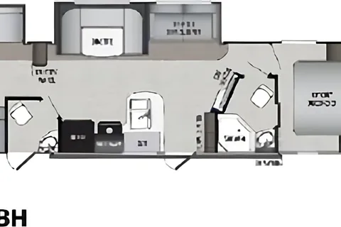RV Bunkhouse: Bath and Half: Delivery Only ($85) Fully Equipped: No Prep Fee