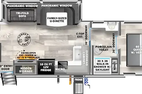 Brand New 2025 Forest-River Family Bunkhouse 36ft