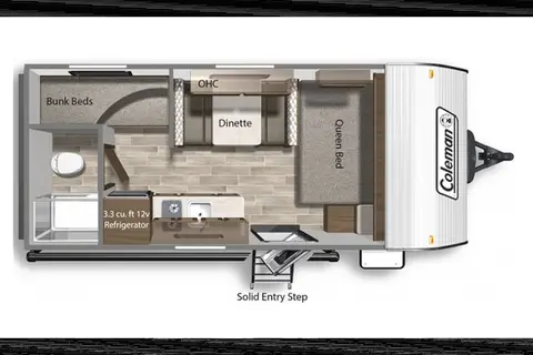 Memory Maker (Coleman Lantern LT 17B Travel Trailer