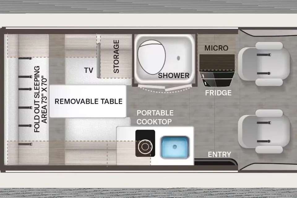 Explore in Style: Our New 2023 Thor Sanctuary Model 19P - Luxury RV Rental
