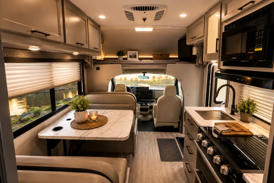 All-Inclusive Luxury Glamping Suite on Wheels
