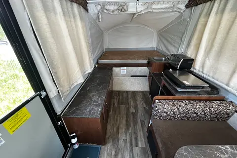 Great modern light weight travel trailer