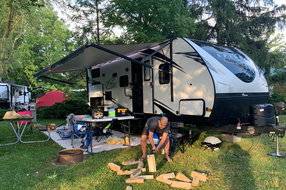 Fahad's Forest River Coachmen northern spirit Travel Trailer