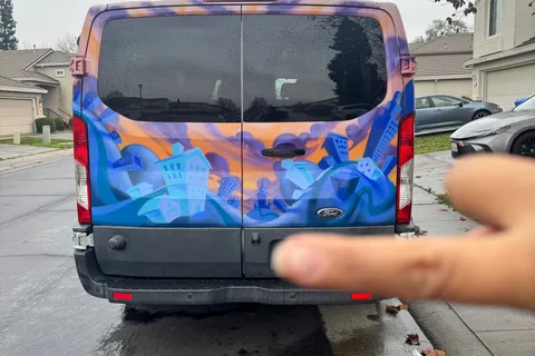 Sin Fronteras Campervan (No Burning  Man)