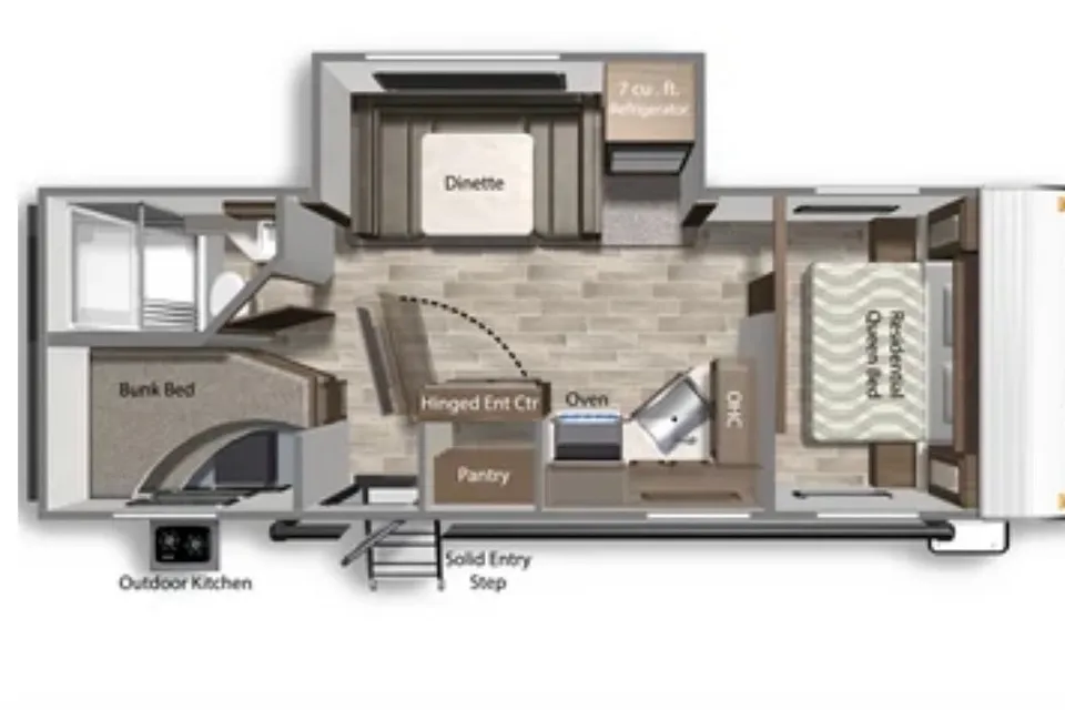 Delvin's Coleman Lantern Travel Trailer