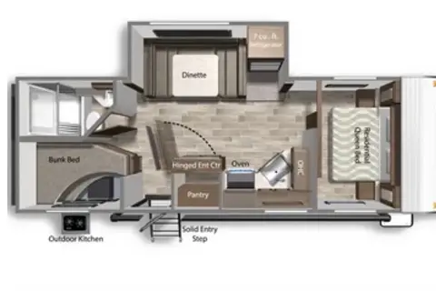 Delvin's Coleman Lantern Travel Trailer