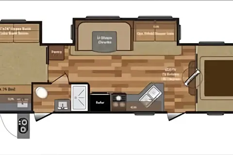 2 Bedroom Bunk Style Keystone Hideout Luxury