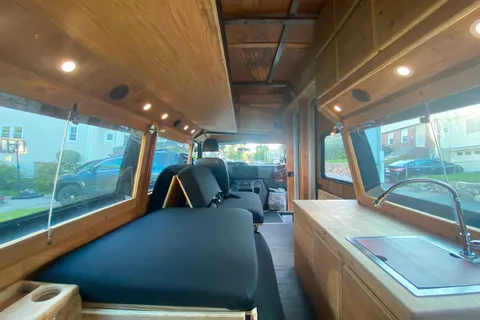 One of a Kind Classic Woody Camper-van Sleeps 4/5 Ideal for Van Life & Stealth Camping