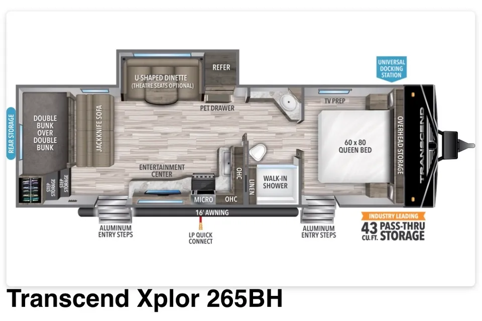 Chrissy's Grand Design 265BH Transcend Travel Trailer
