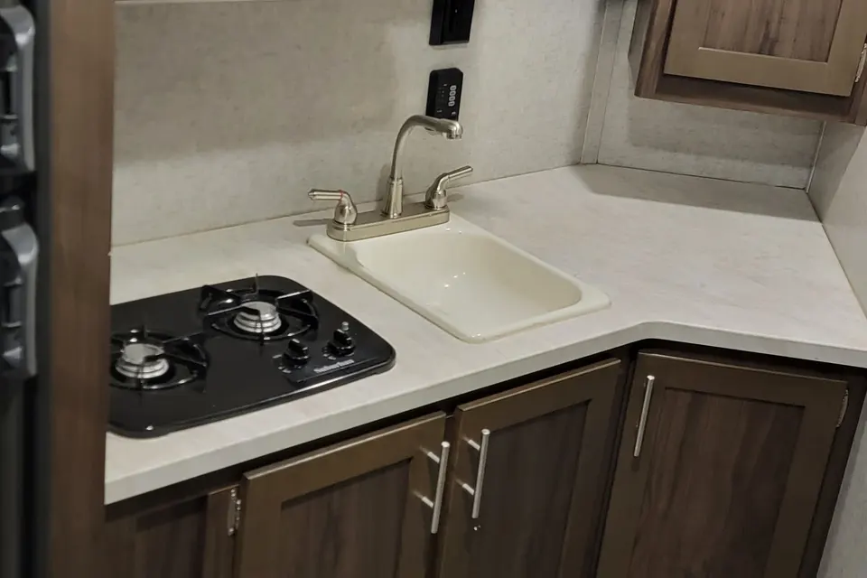 blake's Forest River cherokee wolf pup Travel Trailer