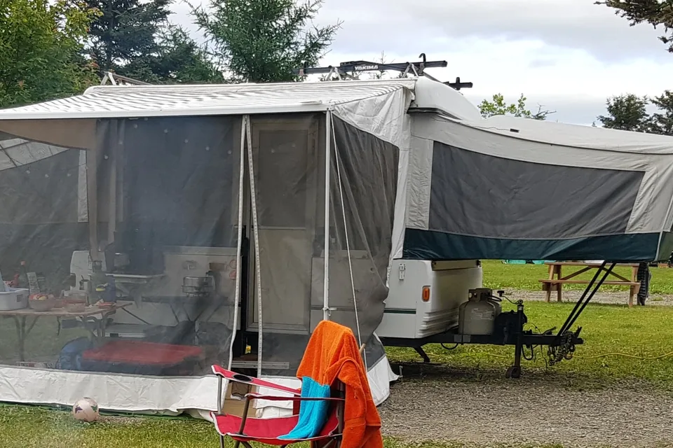 Vintage Adventure Coleman Santa Fe Tent Trailer