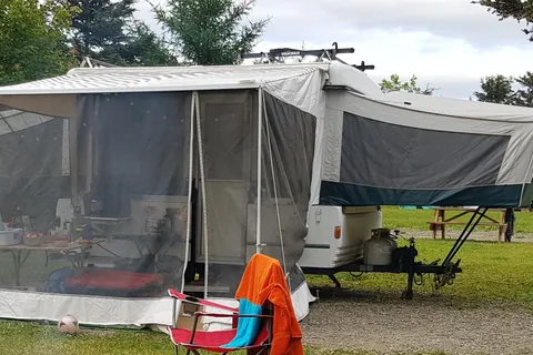 Vintage Adventure Coleman Santa Fe Tent Trailer