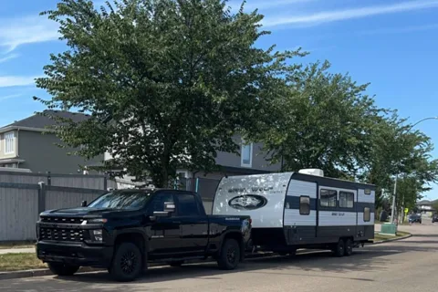 Evan's Forest River Grey wolf limited 26DBH Travel Trailer