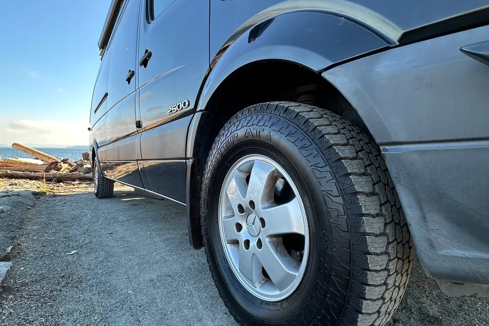 Big Black Campervan - Mercedes Sprinter Van