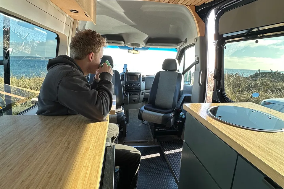 Big Black Campervan - Mercedes Sprinter Van