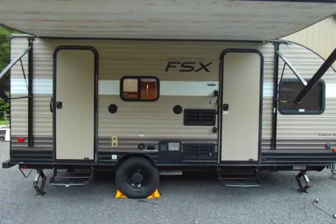 Cabin Fever Cottages -  Forest River Wildwood FSX 190SS Travel Trailer