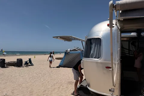 2022 Airstream Panoramic windows, Rear Hatch, Military Base access