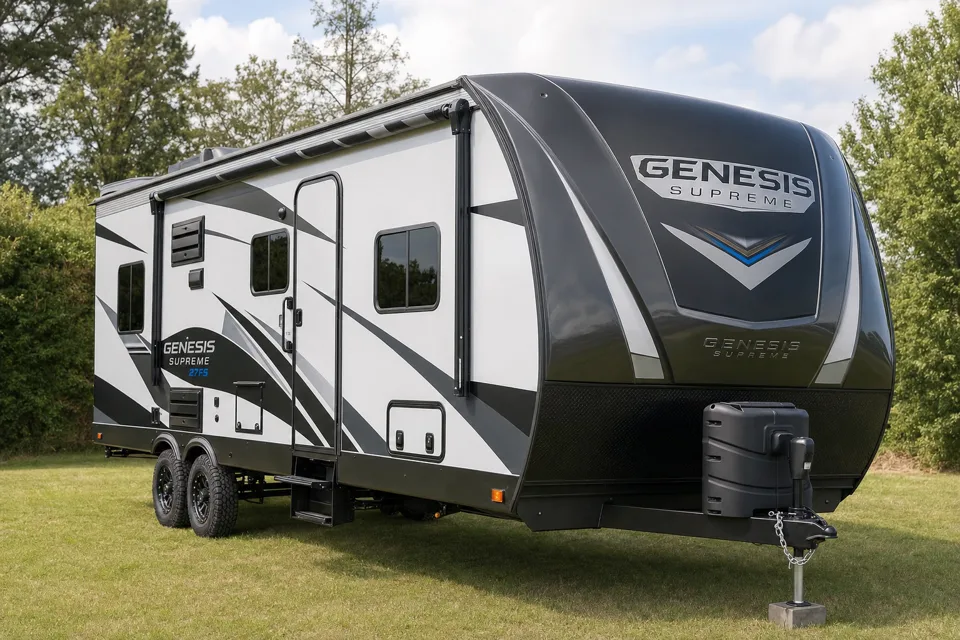 Genesis Supreme Toy Hauler Fun for the Family w/Room to Bring Toys
