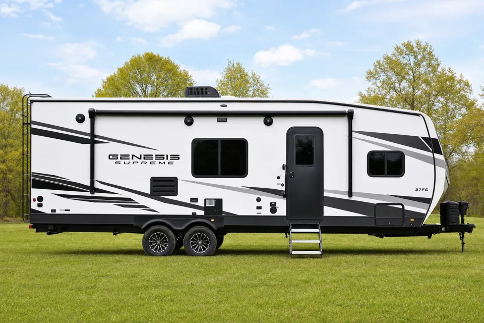 Genesis Supreme Toy Hauler Fun for the Family w/Room to Bring Toys
