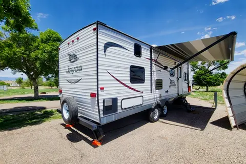 Family friendly Jayco Jayflight Travel Trailer