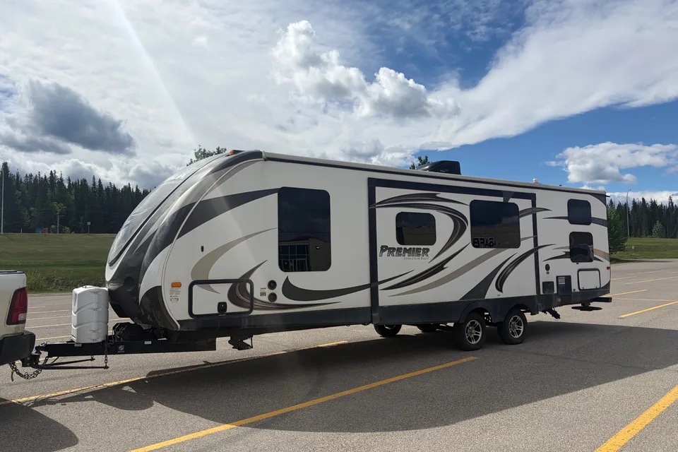 Vickie's 2014 Keystone Rv  Bullet Premier Ultra Series Trailer