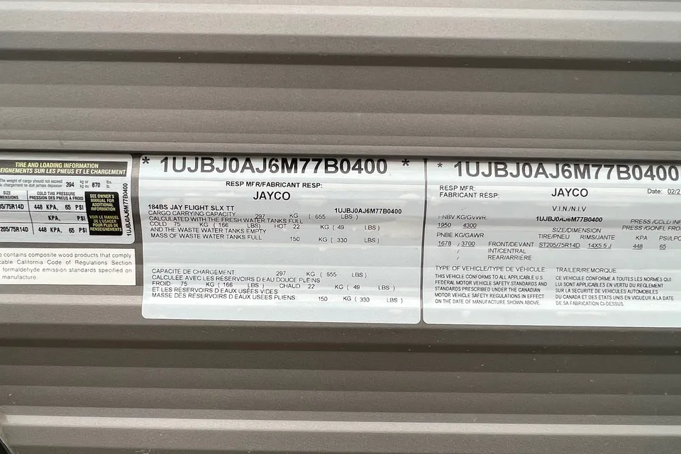 parm’s Jayco 184bs Travel Trailer
